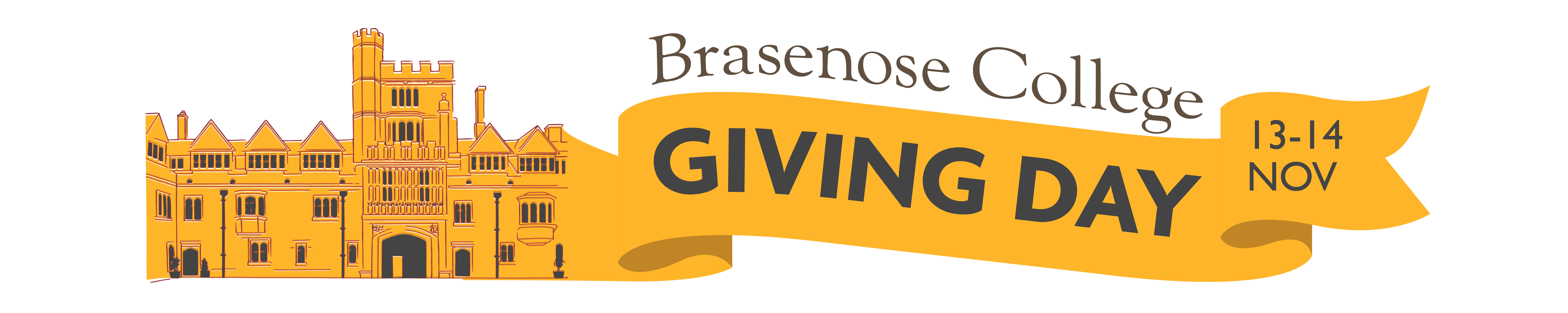 Brasenose College Giving Day Logo