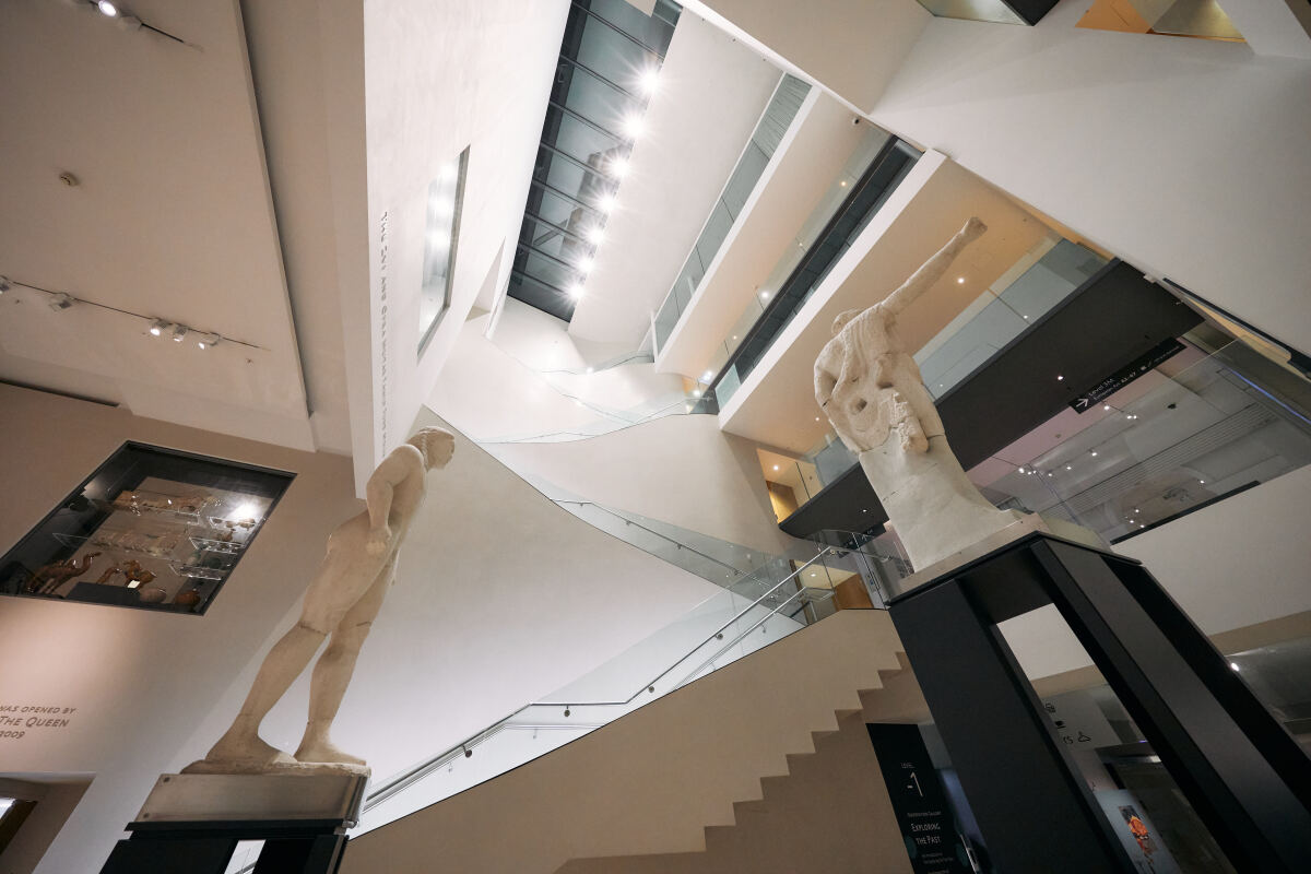 Interior of the Ashmolean Museum