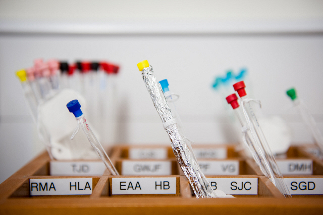 Chemistry research in the laboratory