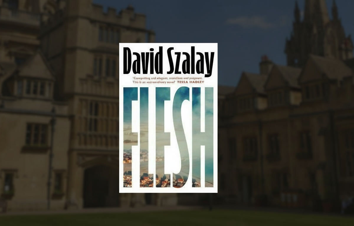 The book jacket cover for Flesh by David Szalay and published by Jonathan Cape