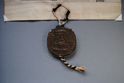 Seal affixed to Elizabeth I Charter (Middleton I)