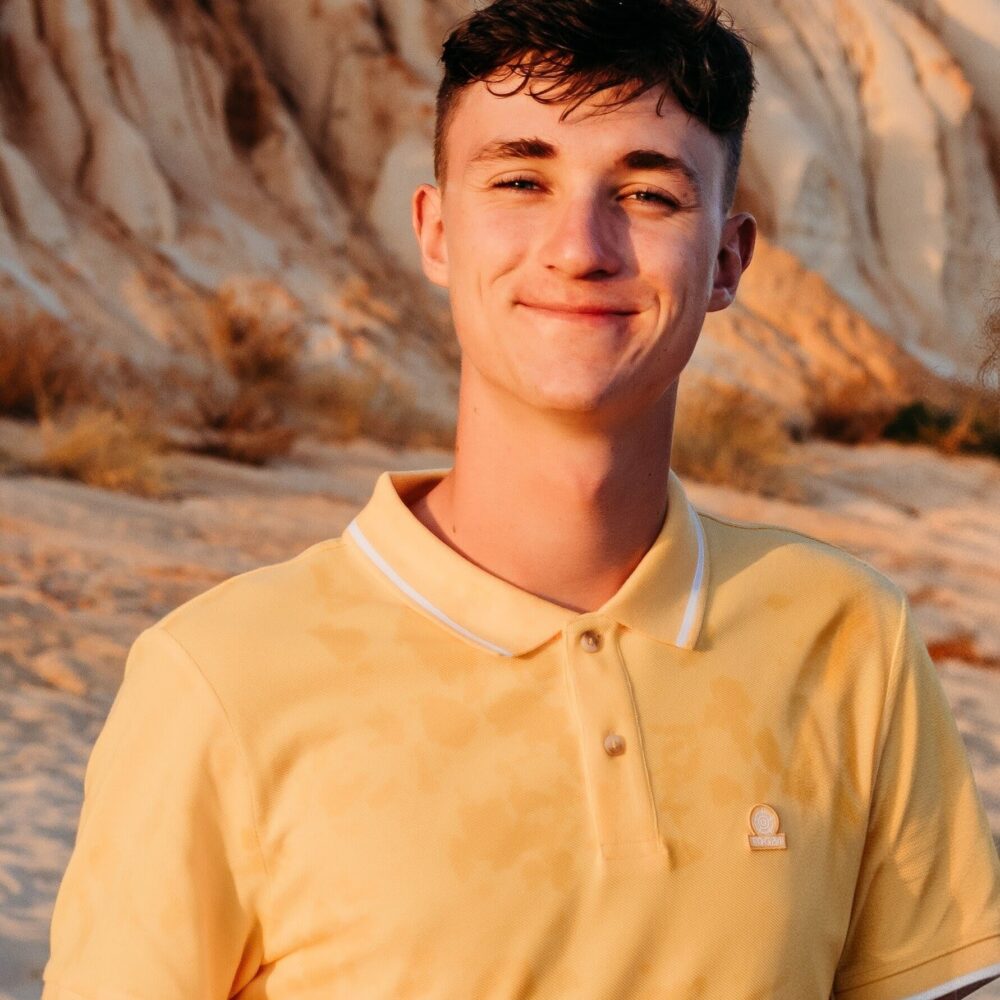 Picture of Matt Coulter on holiday somewhere sunny